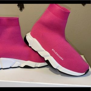 Balenciaga Speed Trainers Rose Fuchisa